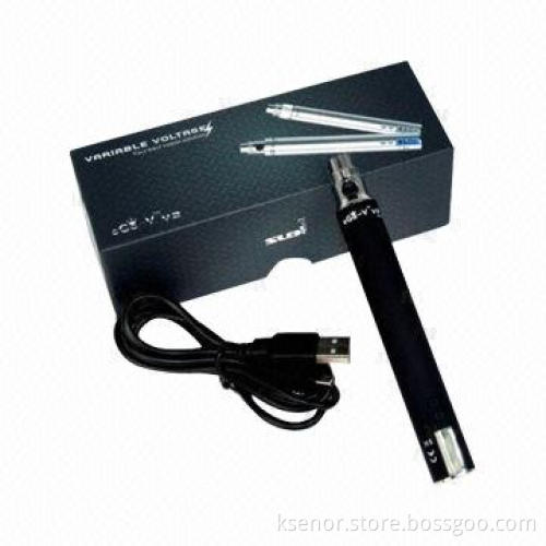 E-cigarette, V2 Mega Battery (1,200mAh) USB Pass Through with 650mAh Capacity